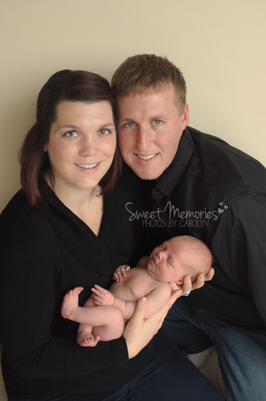 Newborn Baby Photography with Mom and Dad