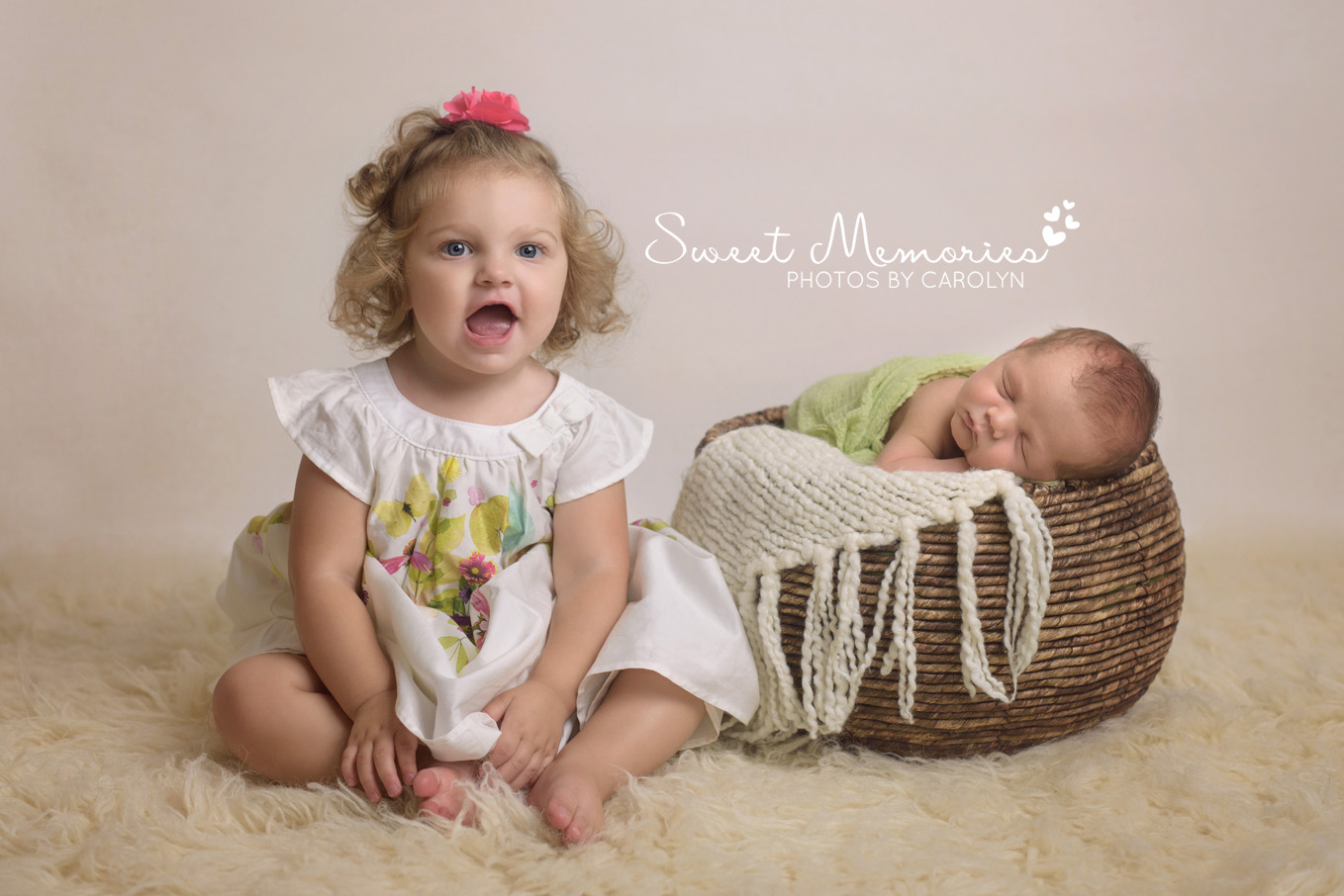 Sweet Memories Photos by Carolyn | Willow Grove PA | Bucks County Montgomery County Newborn Infant Baby Photographer | newborn baby boy with big sister