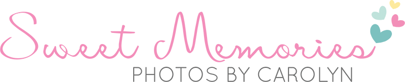 Sweet Memories Logo with pastel hearts